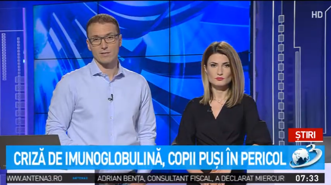 , FACIAS solicită intervenția imediată a Ministerului Sănătății &icirc;n criza imunoglobulinei din Rom&acirc;nia, FACIAS