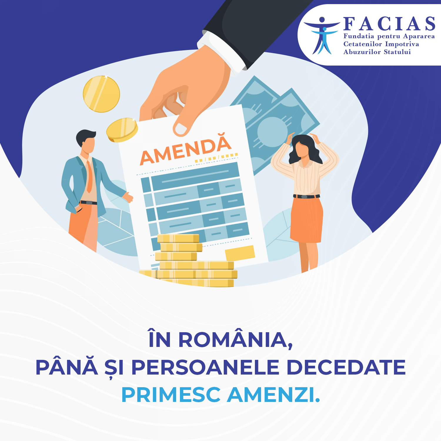 , &Icirc;n Rom&acirc;nia, p&acirc;nă și persoanele decedate primesc amenzi, FACIAS