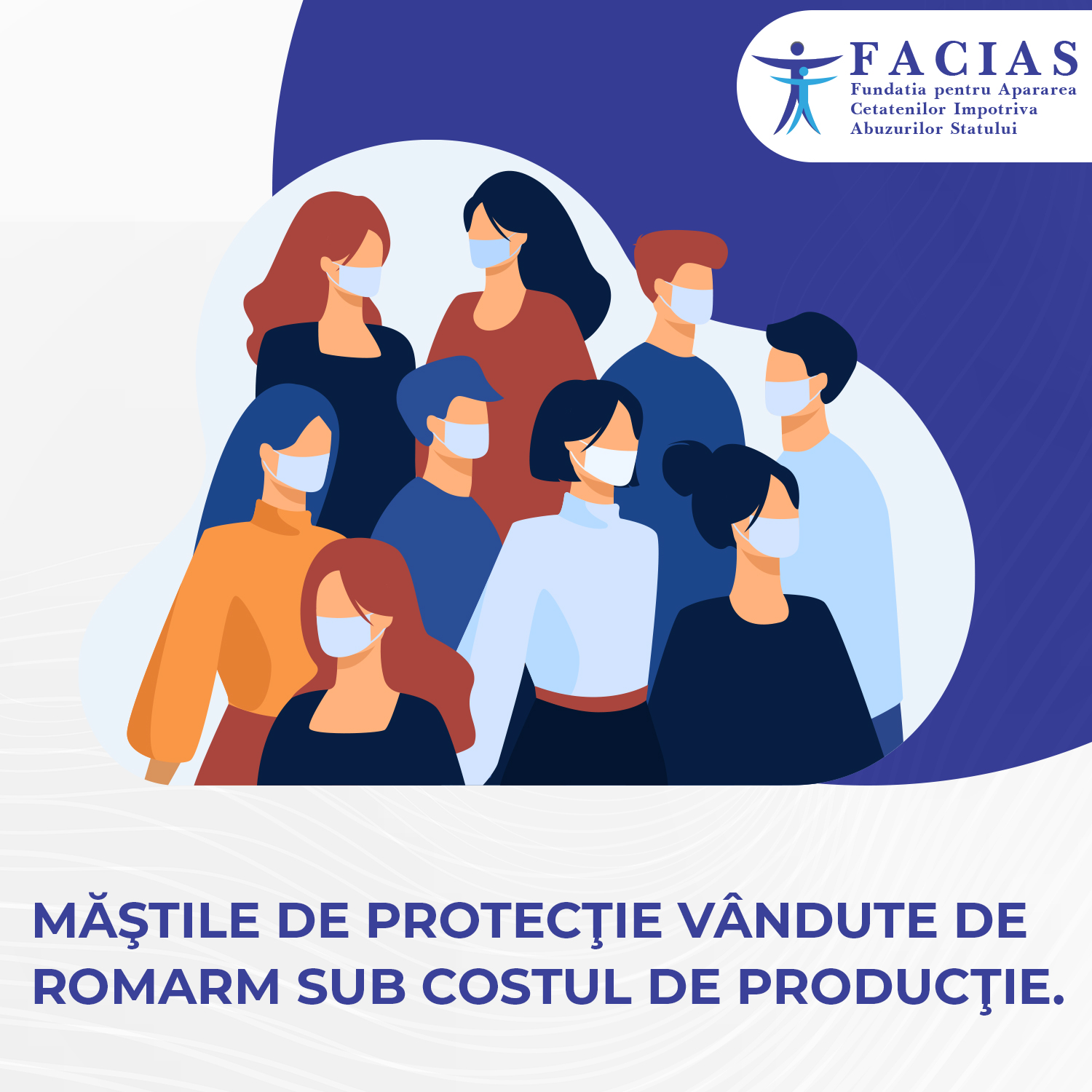 , Măștile de protecție v&acirc;ndute de Romarm sub costul de producție, FACIAS