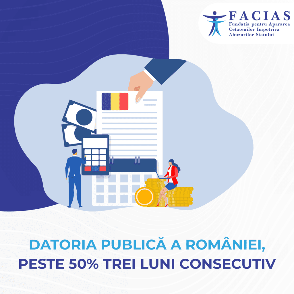 , Datoria publică a Rom&acirc;niei, peste 50% trei luni consecutiv, FACIAS