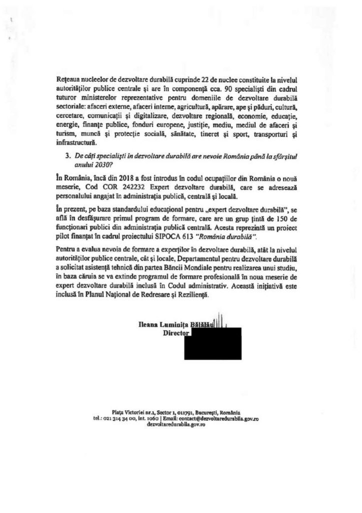 , Implementarea snddr 2030, FACIAS