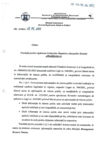 , ALO, STATUL ROM&Acirc;N? RĂSPUNZI?, FACIAS