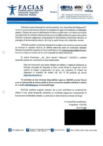 , ALO, STATUL ROM&Acirc;N? RĂSPUNZI?, FACIAS