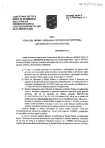 , ALO, STATUL ROM&Acirc;N? RĂSPUNZI?, FACIAS