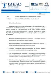 , ALO, STATUL ROM&Acirc;N? RĂSPUNZI?, FACIAS