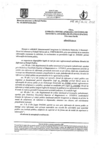 , ALO, STATUL ROM&Acirc;N? RĂSPUNZI?, FACIAS