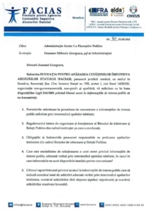 , ALO, STATUL ROM&Acirc;N? RĂSPUNZI?, FACIAS