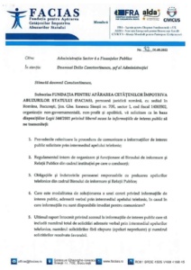 , ALO, STATUL ROM&Acirc;N? RĂSPUNZI?, FACIAS