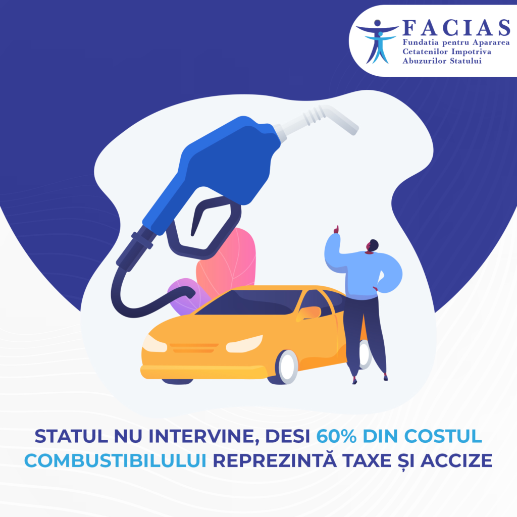 , Statul nu intervine, deși 60% din costul combustibilului reprezintă taxe și accize, FACIAS