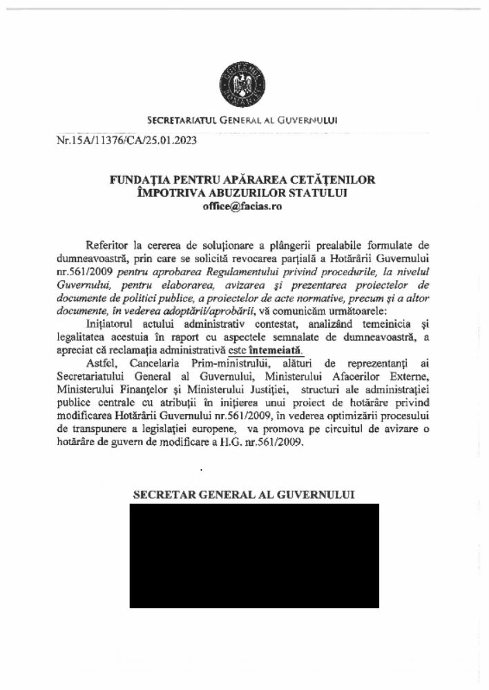 , Guvernul răspunde solicitării FACIAS. Executivul recunoaște că trebuie să se schimbe ceva &icirc;n domeniul implementării directivelor UE pentru ca Rom&acirc;nia să nu mai piardă milioane de euro, FACIAS
