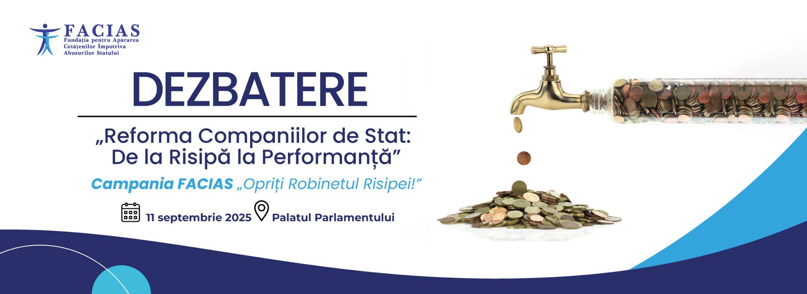 , FACIAS aduce &icirc;n Parlament dezbaterea pe tema &laquo;Reforma Companiilor de Stat: de la Risipă la Performanță &raquo;, FACIAS